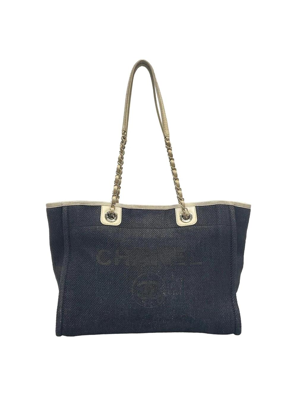 Chanel Deauville Line Mm Black White #330787C20B
